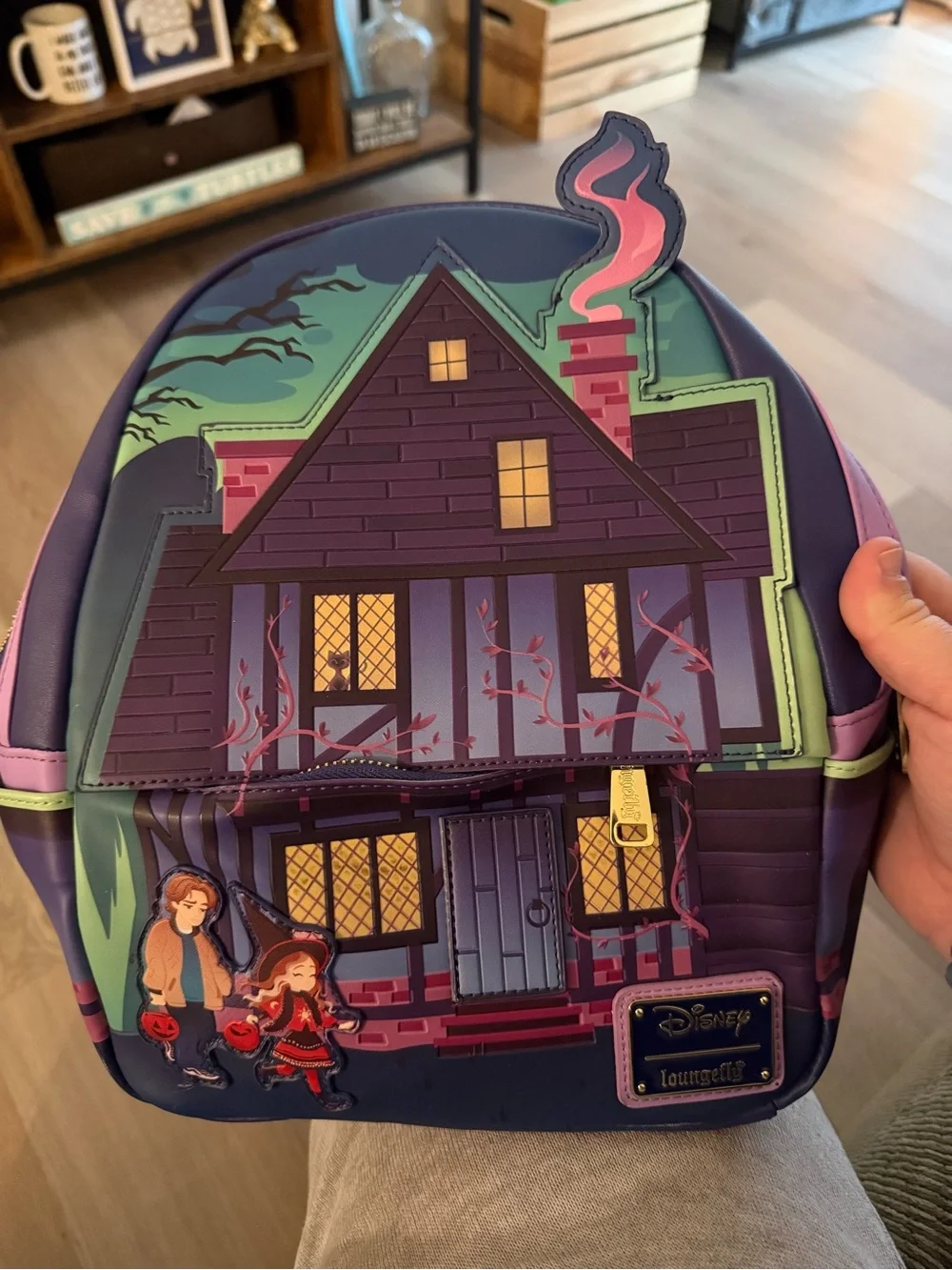 Loungefly Disney Hocus Pocus Sanderson Sisters House Glow In The Dark Mini BP